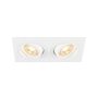SLV NEW TRIA® 1008509 downlight wpuszczany 2x10W/GU10 IP20