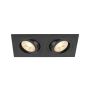 SLV NEW TRIA® 1008510 downlight wpuszczany 2x10W/GU10 IP20