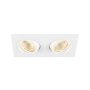 SLV NEW TRIA® 1008511 downlight wpuszczany 2x13.6W/LED 1220lm 2700K IP20