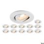SLV UNIVERSAL DOWNLIGHT 1007274 downlight wpuszczany 1x8W/LED 2700K|3000K|4000K|6500K IP20