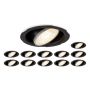 SLV UNIVERSAL DOWNLIGHT 1008066 downlight wpuszczany 12x7W/LED 670lm|680lm|690lm|680lm 2700K/3000K/4000K/6500K IP20