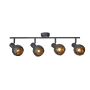 Italux Harley SPL-3480-4-GR-GD spot 4x40W/E14 IP20