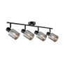 Italux Santia SPL-65342-4-BK-SG spot 4x40W/E14 IP20