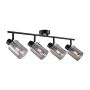 Italux Sardo SPL-5581-4-BK-SG spot 4x40W/E14 IP20