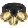 Italux Lafin SPL-45379-3R-BK-GD spot 3x10W/GU10   IP20