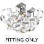 Dar Lighting Swash SWA0450-SP zawiesie 4x25w/g9   