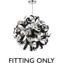 Dar Lighting Swash SWA1350-SP zawiesie 9x40w/g9   