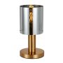 Italux Sardo TB-5581-1-BRO+SG lampka stołowa 1x40W/E27 IP20