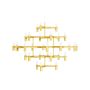 King Home ATOMIC GRANDE XCP9120-30.GOLD lampa wisząca 30x10W/G9  IP20