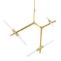 King Home CANDELABR XCP8053-6.GOLD lampa wisząca 4x3,5W/G9  IP20