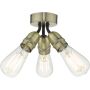 Dar Lighting Yao YAO0375 lampa sufitowa 3x60w/e27   ip20
