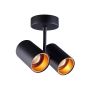 Zuma Line TORI SL 1 DUO ACGU10-127 BK-GD spot 2x50W/Gu10 IP20