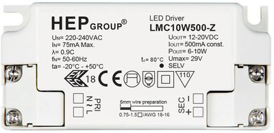 Astro Lighting-LED Driver CC 350mA 6-10W-6008023-AST6008023
