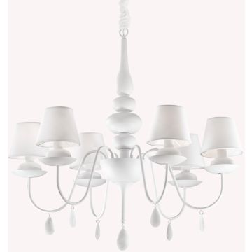 Ideal Lux BLANCHE 035581 żyrandol 6x40W/E14   ip20