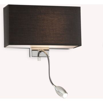 Ideal Lux HOTEL 035956 kinkiet 1x60W/E27+1x1,5W/LED   ip20