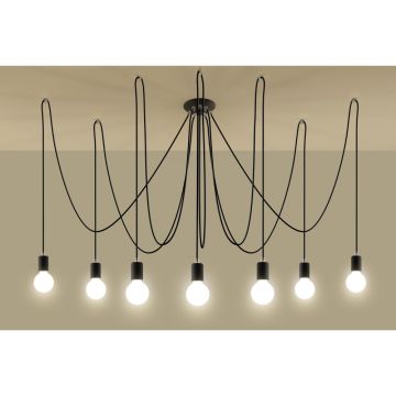 Sollux EDISON SL.0372 lampa wisząca 7x60W/E27 