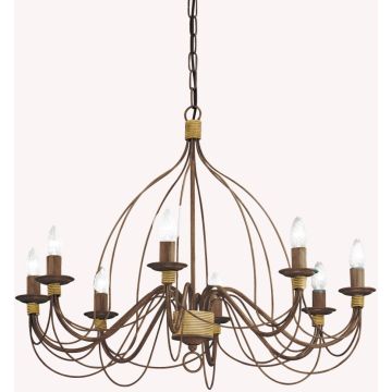 Ideal Lux CORTE 057194 żyrandol 8x40W/E14   ip20