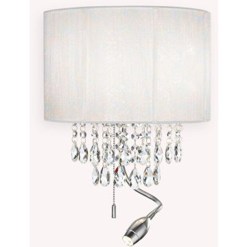 Ideal Lux OPERA 068268 kinkiet 1x40W/E14+1x1.5W/LED   ip20