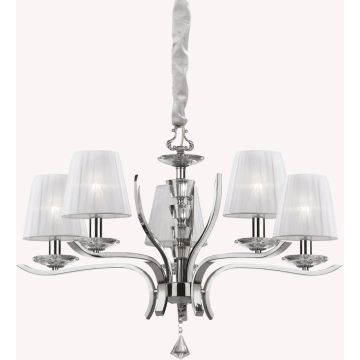 Ideal Lux PEGASO 066448 żyrandol 5x28W/E14   ip20