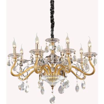 Ideal Lux NEGRESCO 087764 żyrandol 8x28W/E14   ip20