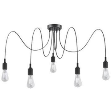 Lucide FIX 08408/05/30 lampa wisząca 5x60w/e27   ip20