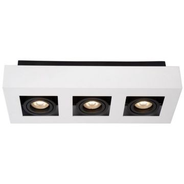 Lucide XIRAX 09119/16/31 downlight natynkowy 3x5w/gu10 320lm 2200k ip20