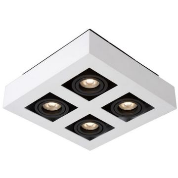 Lucide XIRAX 09119/21/31 downlight natynkowy 4x5w/gu10 320lm 2200k ip20