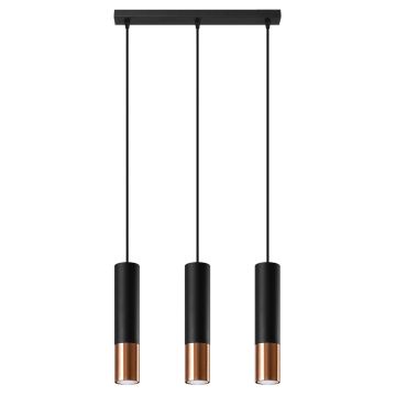 Sollux LOOPEZ 3L SL.0948 lampa wisząca 3x40W/GU10  IP20