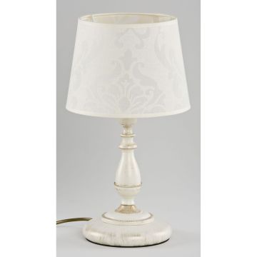Alfa ROKSANA WHITE 18538 lampa stołowa 1x60W/E27 