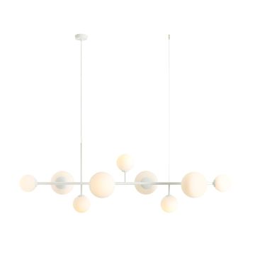 Aldex DIONE 9 WHITE 1092N lampa wisząca 5x10W/E14 + 4x15W/E27