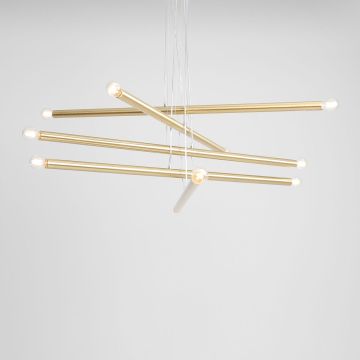 Aldex TUBO 1072M40 lampa wisząca 10x40W/E14  