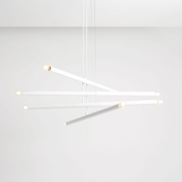 Aldex TUBO 1072P lampa wisząca 8x40W/E14  