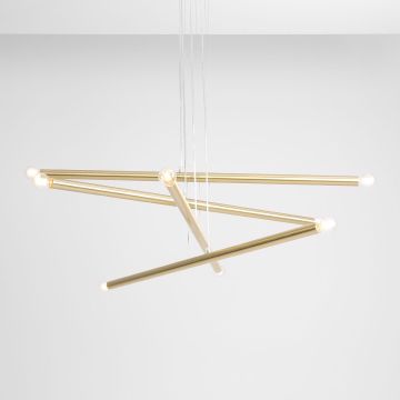 Aldex TUBO 1072P40 lampa wisząca 8x40W/E14  