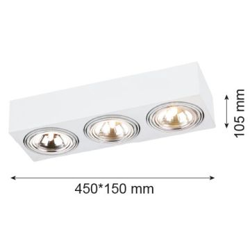 Argon RODOS  1088 plafon 3x6W/G9  IP20