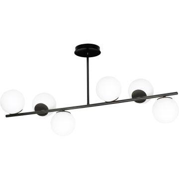 Emibig BIOR 6 BLACK 1020/6 lampa sufitowa 6x10W/E14 IP20