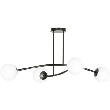 Emibig HALLDOR 4 BLACK 1024/4 lampa sufitowa 4x10W/E14 IP20