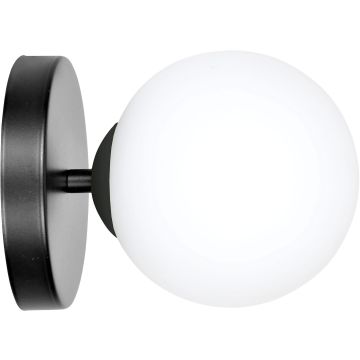 Emibig HALLDOR K1 BLACK 1024/K1 kinkiet 1x10W/E14 IP20