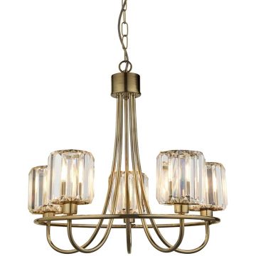 Endon Berenice 107802 żyrandol 5x6w/e14   ip20