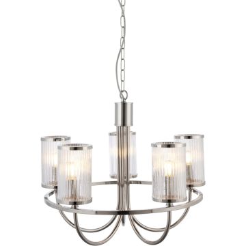 Endon Henbury 100014 żyrandol 5x6w/e14   ip20