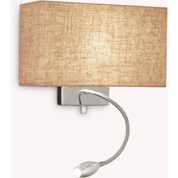 Ideal Lux HOTEL 103204 kinkiet 1x60W/E27+1x1,5W/LED   ip20
