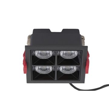 Nowodvorski MIDI LED RECESSED 10064 downlight wpuszczany 4x16W/LED 4000K 1400lm 36° IP20