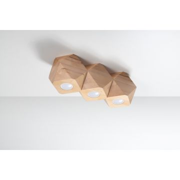 Sollux  WOODY 3  SL.1010 plafon sufitowy 3x40W/GU10  IP20