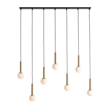 Aldex RIU 7 BLACK / BRASS 1121T40 lampa wisząca 7x5W/G9