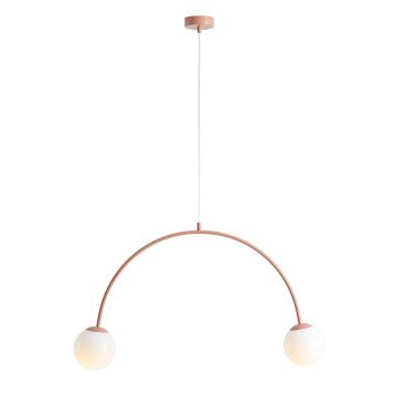 Aldex UNA 2 CORAL 1116H11 lampa wisząca 2x10W/E14