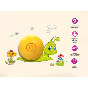 Milagro SNAIL 113 kinkiet 1x0,6W/LED 