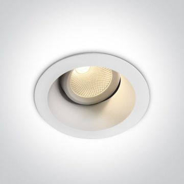 One Light The Dark Light 11107FD/W/W downlight wpuszczany 1x7W/LED 560lm 3000K IP20
