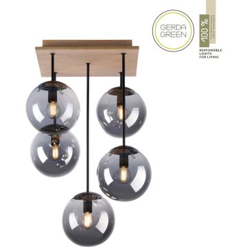 Paul Neuhaus GREEN WIDOW 11395-79 lampa sufitowa 5x25W/E14   ip20