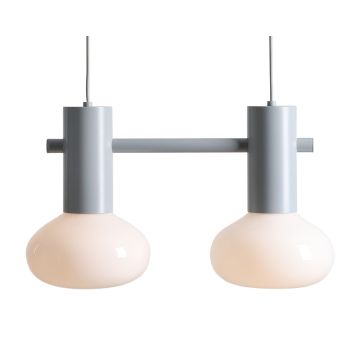 Aldex FLO 2 GREY S  7000H22_S lampa wisząca 2x10W/E14   
