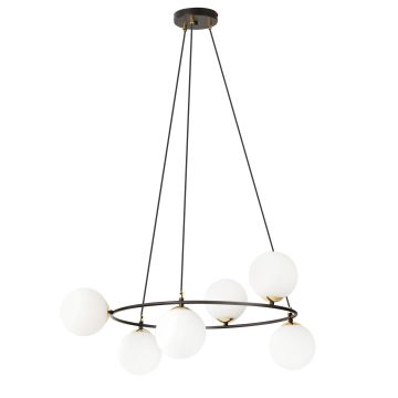 Emibig AZURA 1295/6 lampa wisząca 6x10W/E14 IP20
