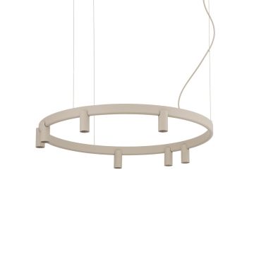 Nowodvorski FOURTY 12284 lampa wisząca 7x10W/GU10|6x9W/LED 710lm 3000K IP20